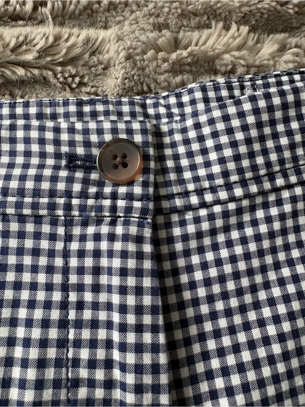 Talbots Relaxed Chino Gingham Shorts